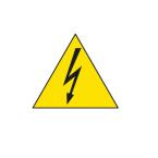  PICTOGRAMMES JAUNES DANGER ELE 