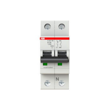  DISJONCTEUR S201NA 1P+N (DROIT 