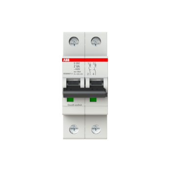  DISJONCTEUR S202 2P 8A COURBE 