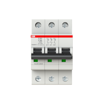  DISJONCTEUR S203 3P 8A COURBE 