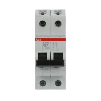  DISJ S202M 2P 63A COURBE D RAC 