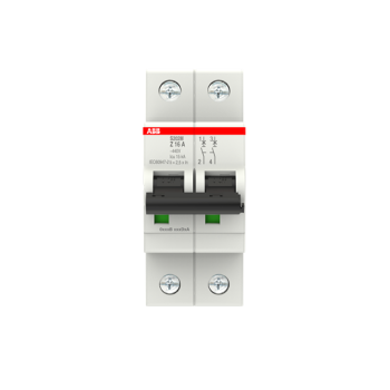  DISJ S202M 2P 16A COURBE Z RAC 