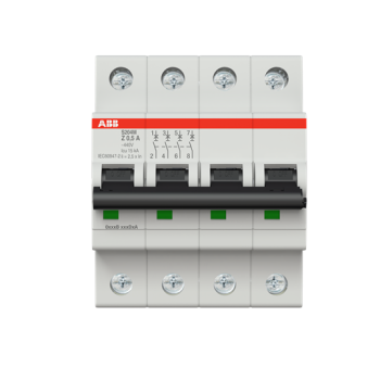  DISJONCTEUR S204M 4P- 0.5A -CO 