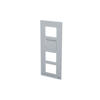  PLATINE 1/4 AUDIO/VIDO ALUMINI 