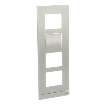  PLATINE 1/4 AUDIO/VIDO ACIER I 