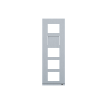  PLATINE 1/5 AUDIO/VIDO ALUMINI 