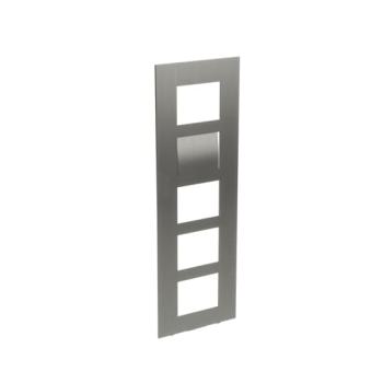  PLATINE 1/5 AUDIO/VIDO ACIER I 