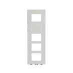  PLATINE 1/5 AUDIO/VIDO BLANC 
