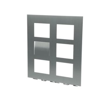  PLATINE 2/3 AUDIO/VIDO ALUMINI 