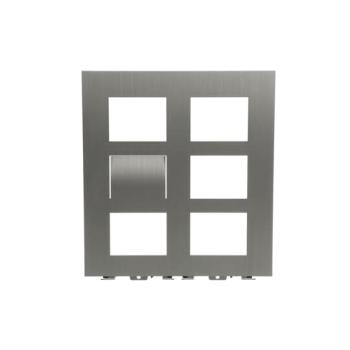  PLATINE 2/3 AUDIO/VIDO ACIER I 