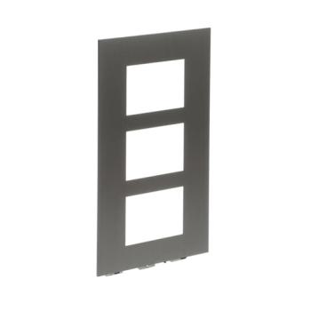  PLATINE 1/3 AUDIO/VIDO ACIER I 