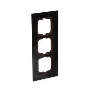  CADRE 3 POUSSOIRS VERRE SOMBRE 