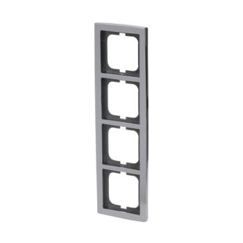  CADRE 4 POUSSOIRS CHROME, BRIL 