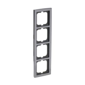  CADRE 4 POUSSOIRS CHROME, BRIL 