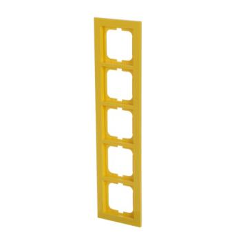  CADRE 5 POUSSOIRS JAUNE 