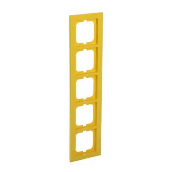  CADRE 5 POUSSOIRS JAUNE 