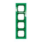  CADRE 4 POUSSOIRS VERT 
