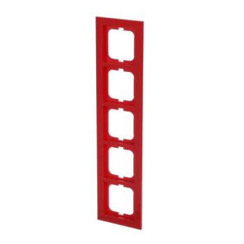  CADRE 5 POUSSOIRS ROUGE 