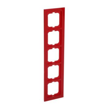  CADRE 5 POUSSOIRS ROUGE 