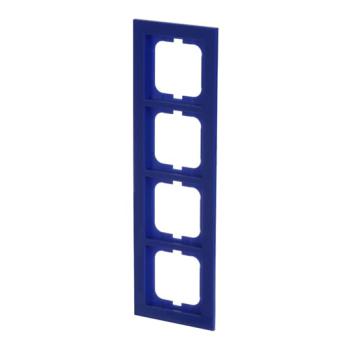  CADRE 4 POUSSOIRS BLEU 