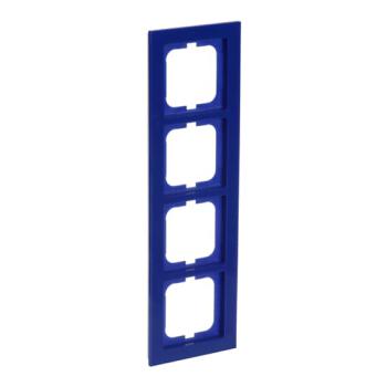  CADRE 4 POUSSOIRS BLEU 