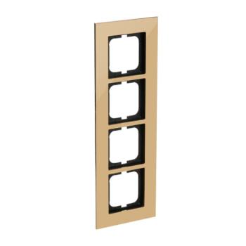  CADRE 4 POUSSOIRS OR 