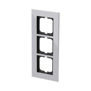  CADRE 3 POUSSOIRS CHROME 