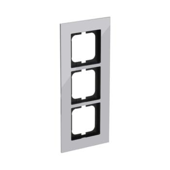  CADRE 3 POUSSOIRS CHROME 