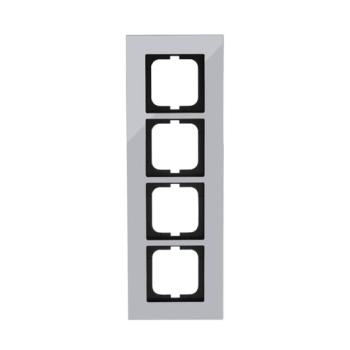  CADRE 4 POUSSOIRS CHROME 