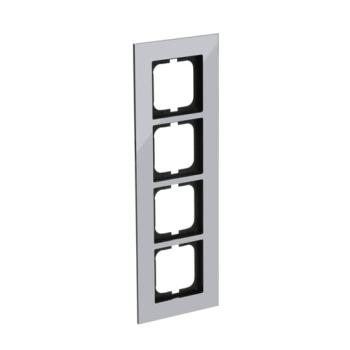  CADRE 4 POUSSOIRS CHROME 