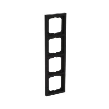  CADRE 4 POUSSOIRS NOIR MAT 