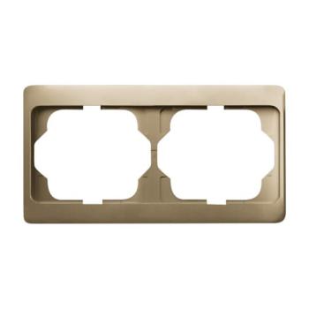  CADRE 2 POUSSOIRS BRONZE HORIZ 