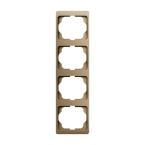  CADRE 4 POUSSOIRS BRONZE VERTI 