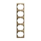  CADRE 5 POUSSOIRS BRONZE VERTI 