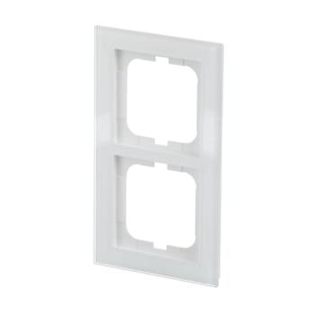  CADRE 2 MODULES BUSCH VERRE BL 