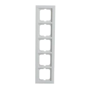  CADRE 5 MODULES BUSCH VERRE BL 