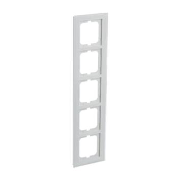  CADRE 5 MODULES BUSCH VERRE BL 