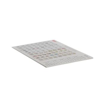  PLANCHE ETIQUETTES ADHESIVES G 