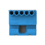  BORNIER NEUTRE MISTRAL-5X4MM+1 