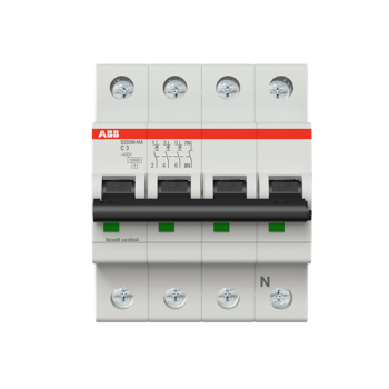  DISJONCTEUR S203M 3P+NEUTRE A 