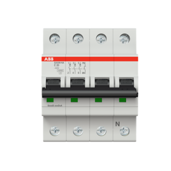  DISJONCTEUR S203M 3P+NEUTRE A 