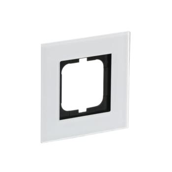  CADRE 1 POUSSOIR VERRE BLANC, 
