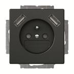  PC 2P+T / USB NOIR 