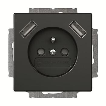 PC 2P+T / USB NOIR 