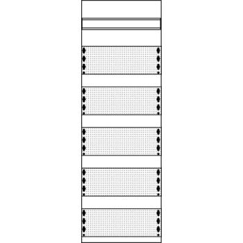  1MM1 PANNEAU MEDIAS 5 RANGEES 