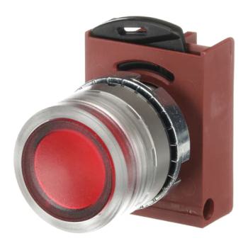  BOUTON POUSSOIR AFFLEURANT LUM 