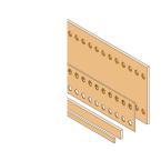 BARRE CUIVRE PLATE 120X10MM L= 