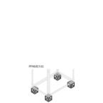  SOCLE H=100MM A MONTER (X4) 