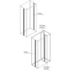  MONTANT H=2000MM POUR DISJ. =8 
