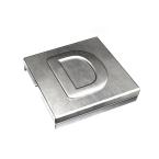  BAGUE INOX 316 CARACTERE [D] 